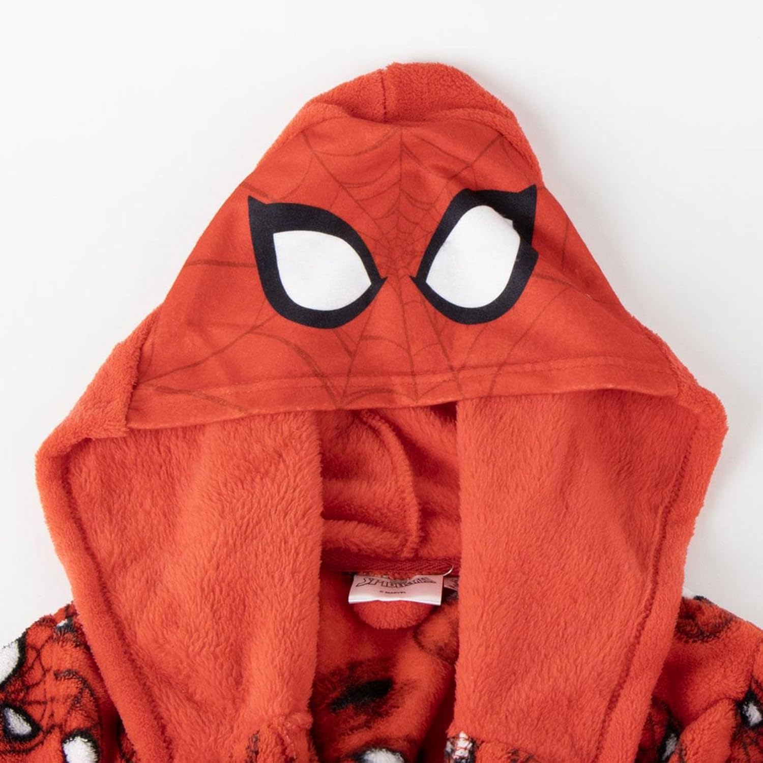 Peignoir Spider-Man Marvel enfant à capuche avec ceinture – Image 3