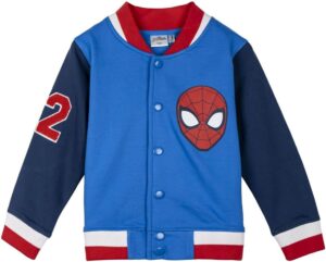 Veste baseball Spider-Man Marvel en coton brossé enfant