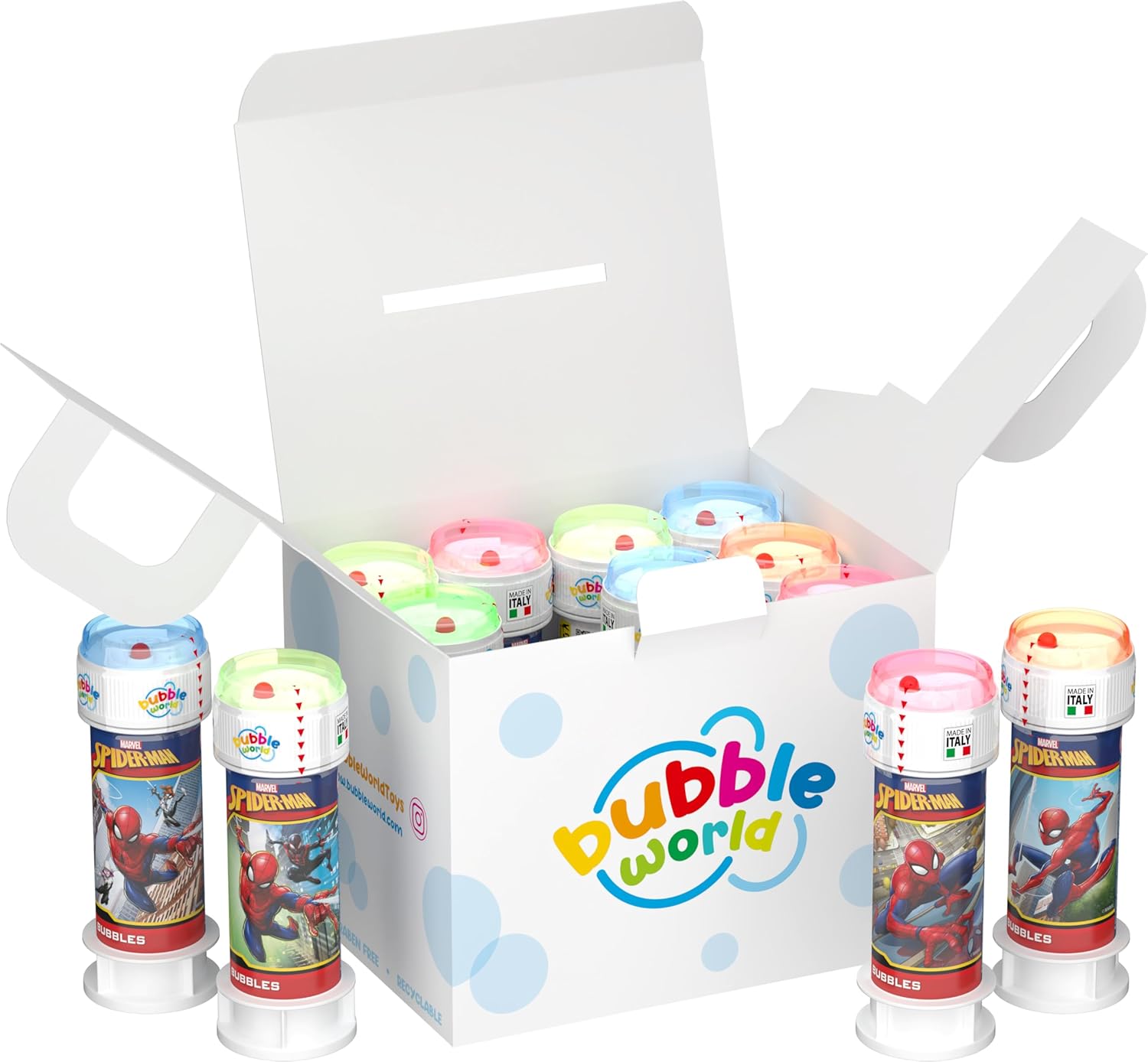 Pack Spider-Man de 12 bulles de savon 60 ml – Image 5