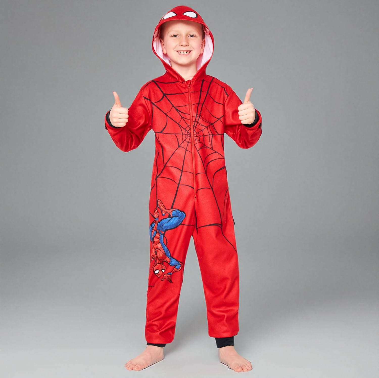 Pyjama combinaison Spider-Man Marvel en polaire pour garçon – Image 7