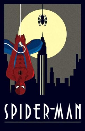 Affiche Spider-Man Marvel en film mat 28 x 43