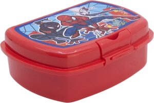 Boîte à lunch enfant Spiderman avec fermeture de sécurité