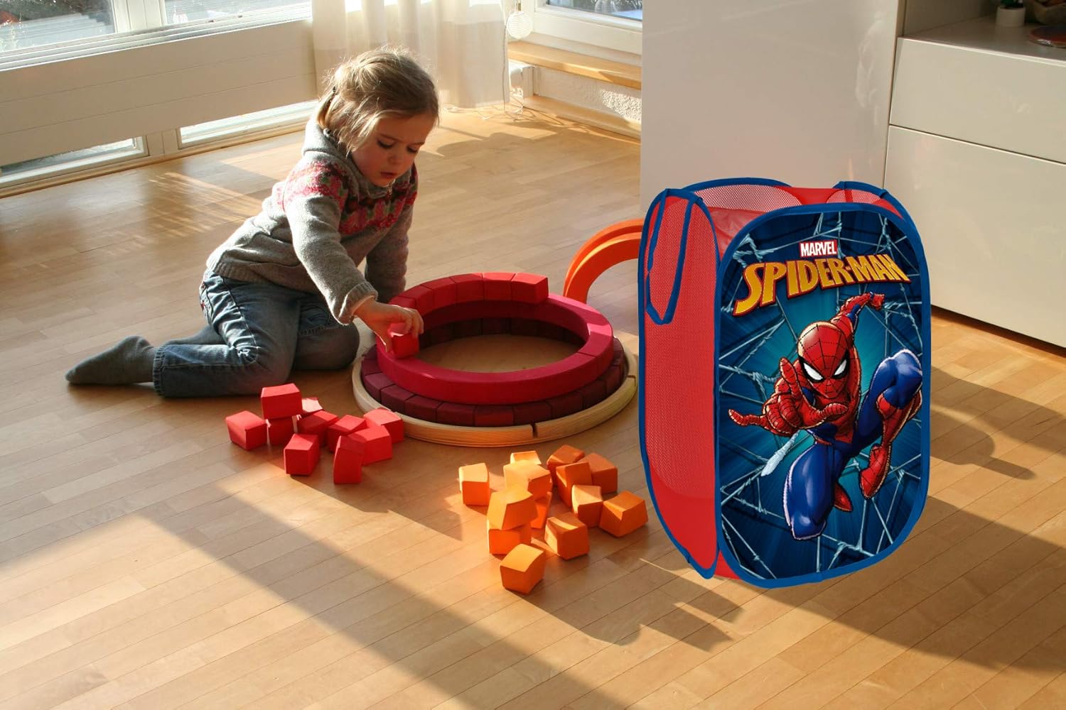 Panier pliable Spiderman Marvel 36 x 36 x 58 cm – Image 8