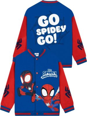 Blouson bombardier Marvel Spider-Man garçon, motif Spidey et ses amis