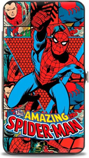 Portefeuille à charnière Spider-Man Buckle-Down multicolore taille unique