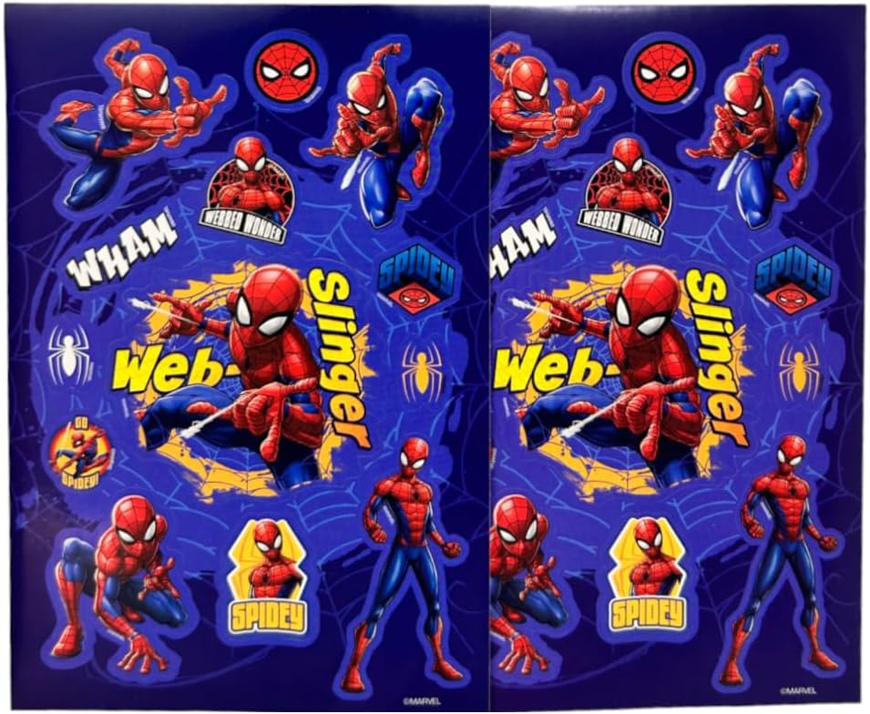 Journal secret Spider-Man Marvel avec stylo magique, autocollants et cadenas à 2 clés – Image 4
