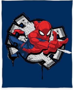 Couverture polaire Spiderman 130 x 170 cm en 100% Polyester