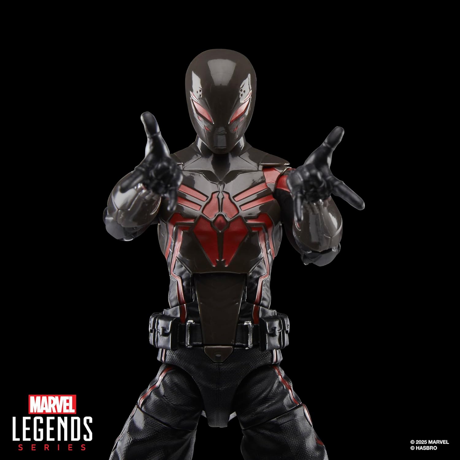Figurine Spider-Man Miles Morales Brooklyn 2099 noire, Marvel Legends Gamerverse – Image 3