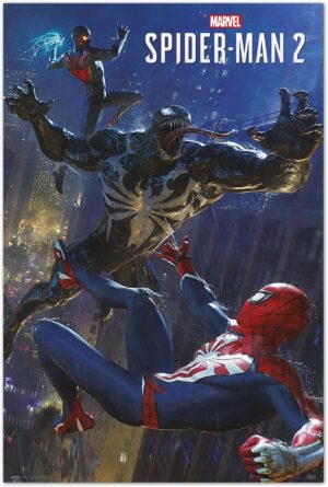 Affiche Marvel Spider-Man 2, coloris Spiderman 2