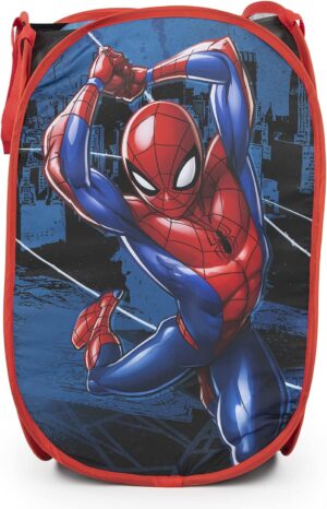 Panier de rangement rétractable Marvel Spiderman en 100% Polyester, 36 x 36 x 58 cm