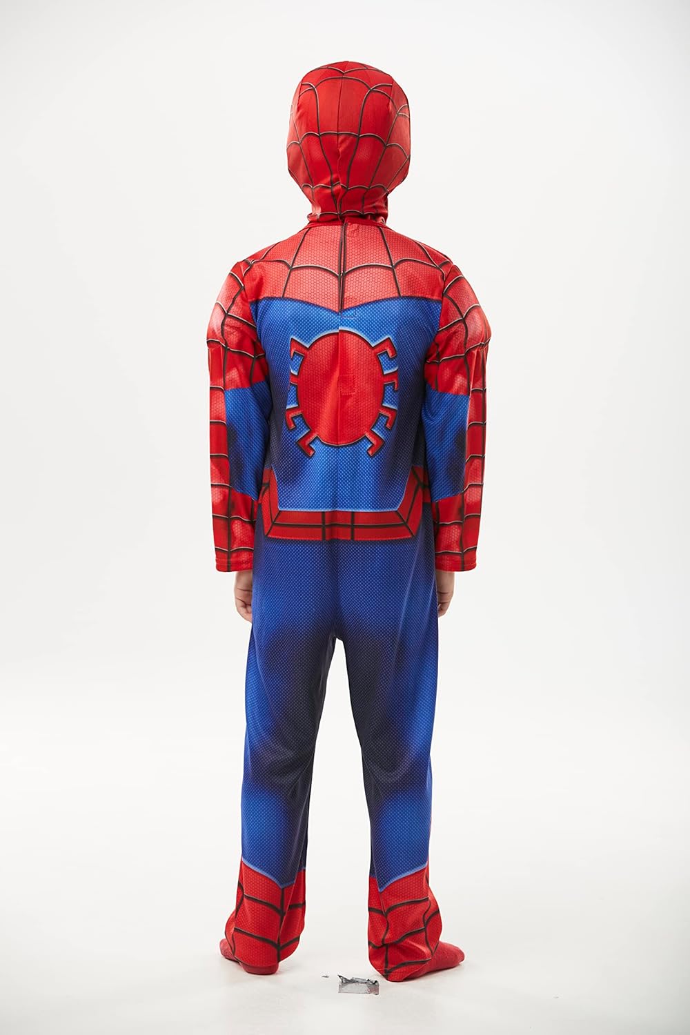 Costume de luxe Spider-Man Marvel enfant avec cagoule et couvre-bottes intégrés – Image 2