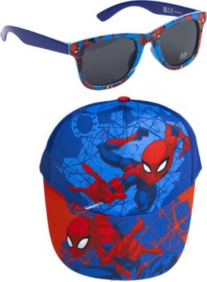 Ensemble Spiderman avec casquette et lunettes de soleil