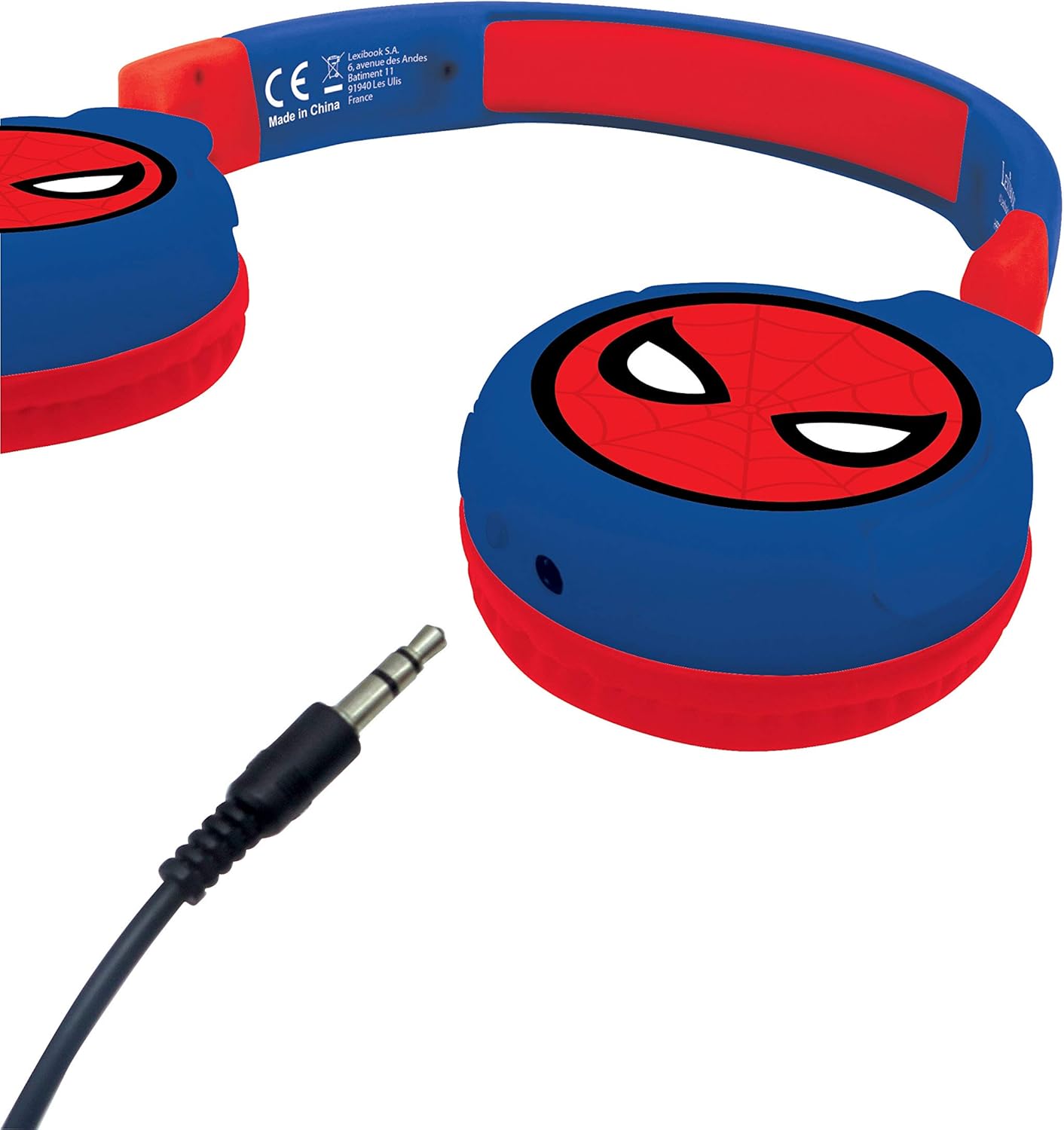 Casque audio Marvel Spider-Man 2-en-1 Bluetooth 5.0 pliable HPBT010SP – Image 3
