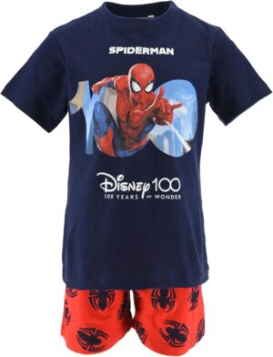 Pyjama enfant Spiderman Disney 100 Marvel, ensemble 2 pièces rouge 6 ans