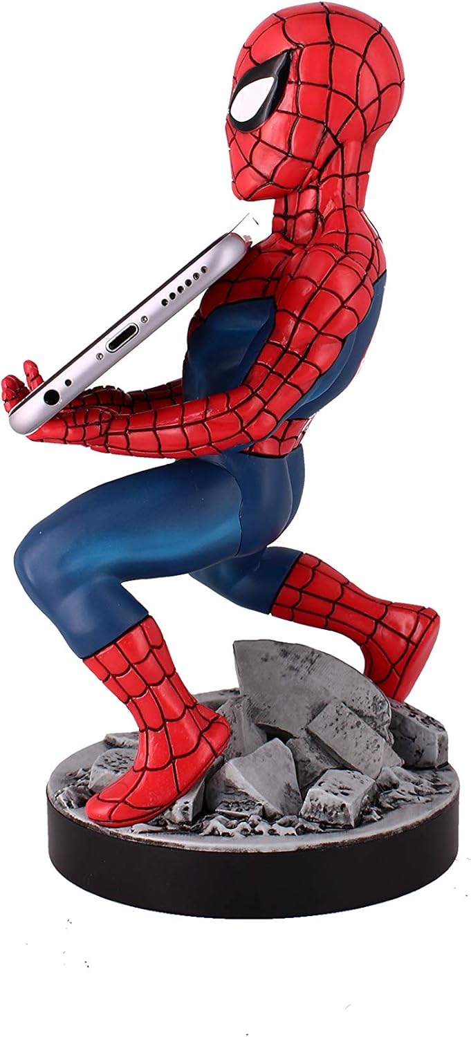 Support Marvel Spider-Man pour téléphone et manette avec figurine 20,3 cm – Image 3