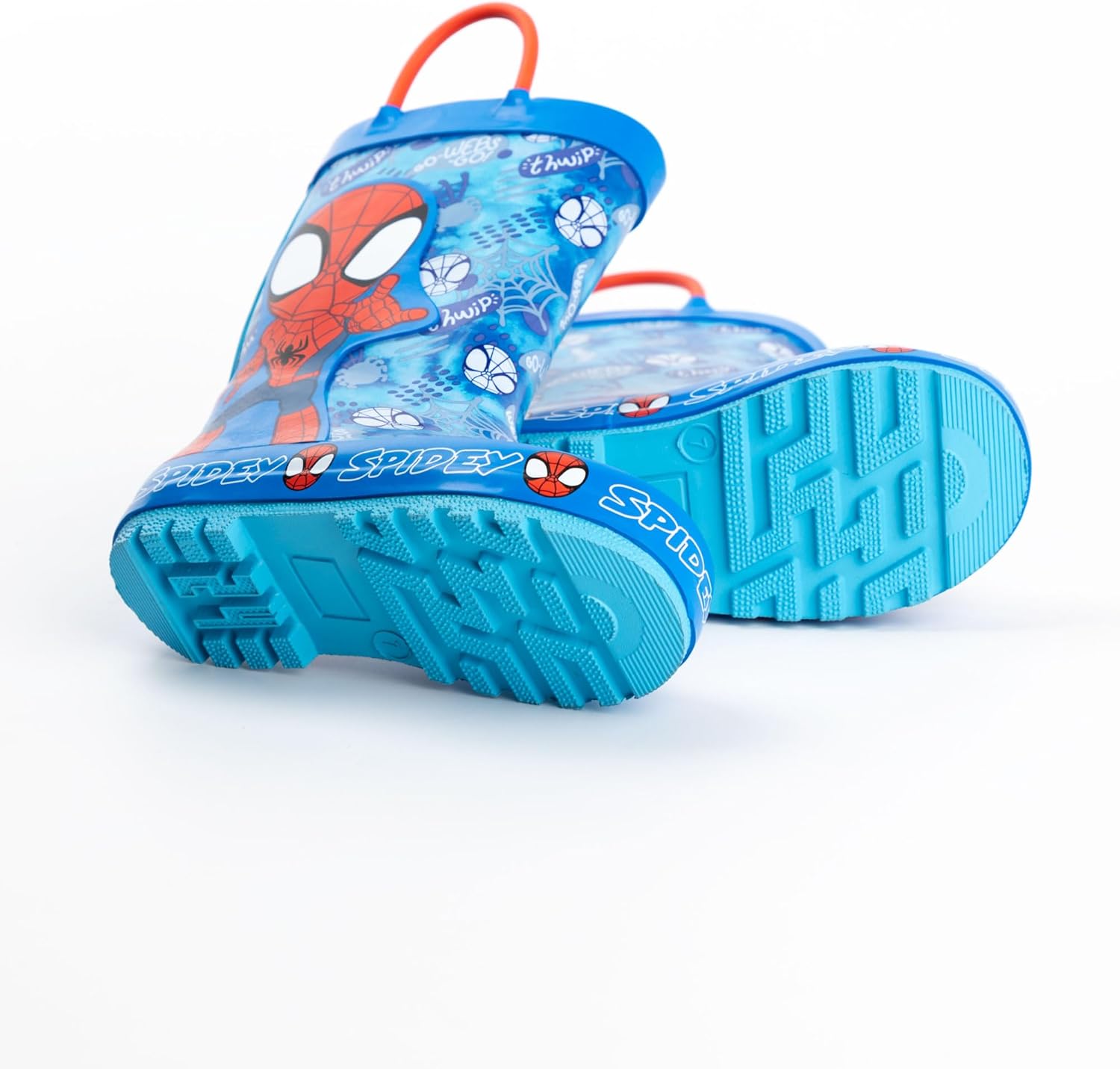 Bottes en caoutchouc Spider-Man Marvel bleu et rouge enfant – Image 6