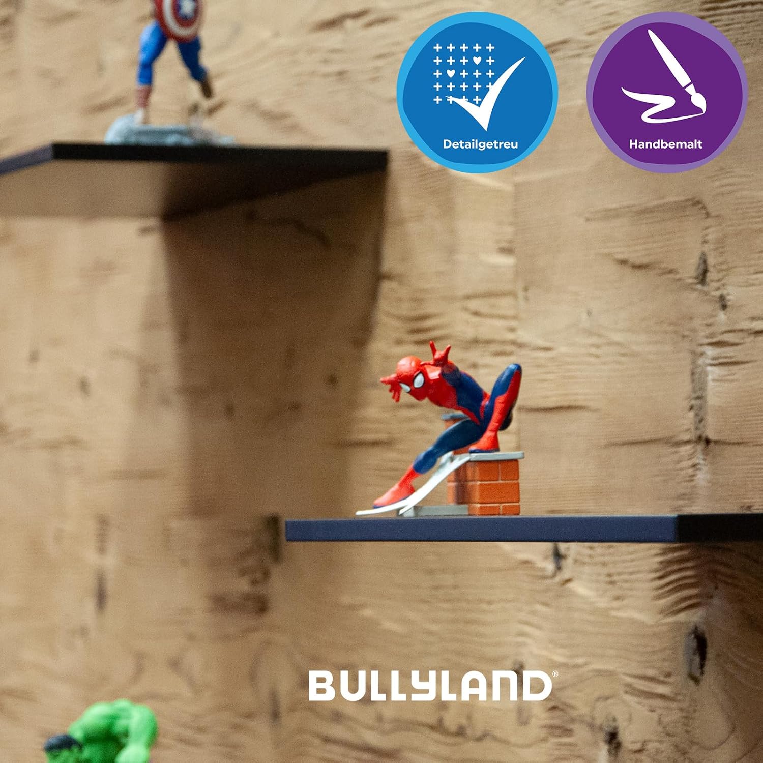 Figurine Spider-Man détaillée 7 du Marvel Spider-Verse par Bullyland – Image 5