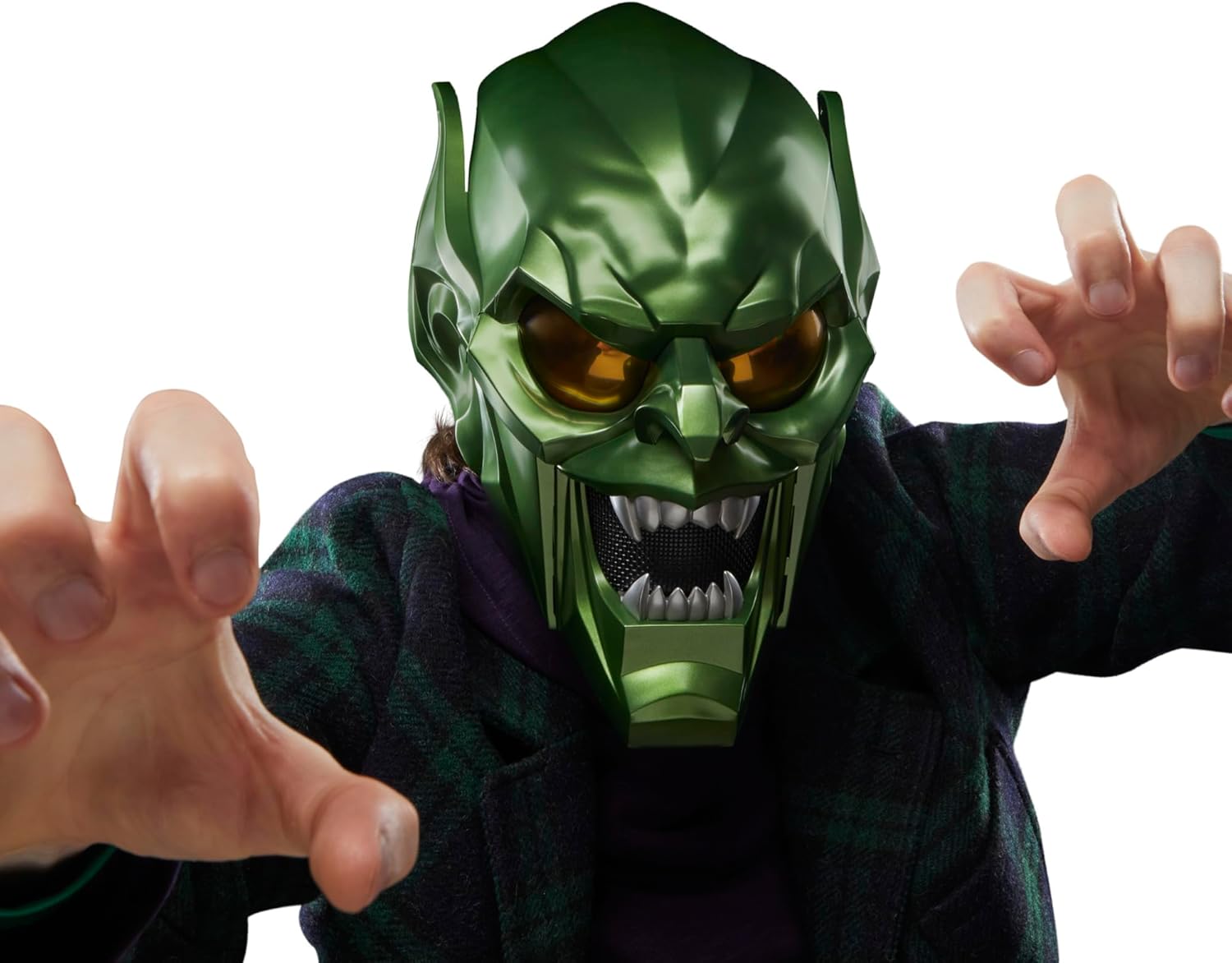 Casque de cosplay Green Goblin Marvel Legends Series pour adulte, Spider-Man: No Way Home – Image 6