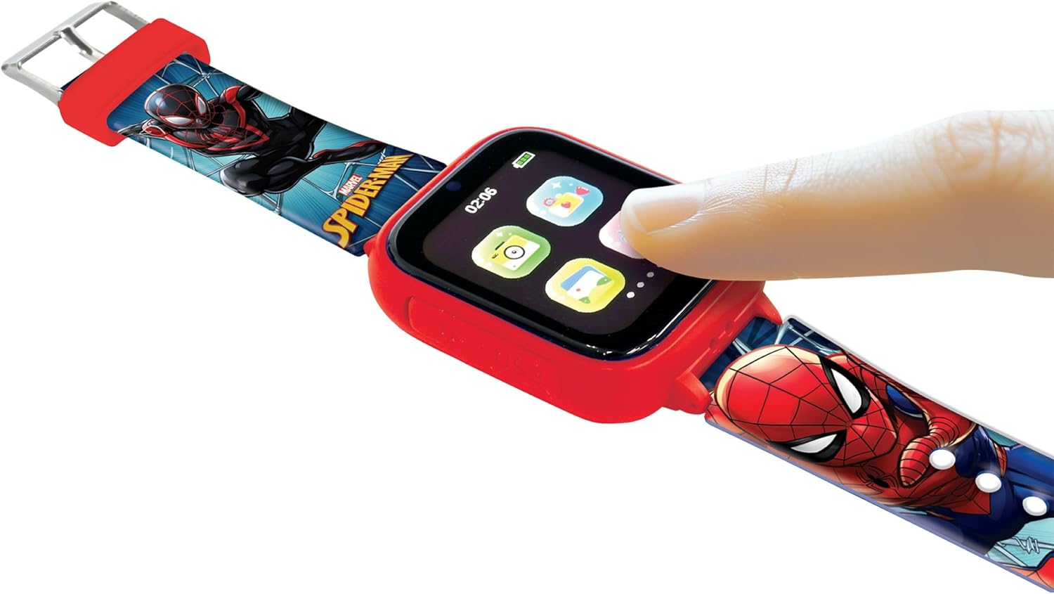 Lexibook Spider-Man montre Bluetooth écran couleurs avec caméra et 8 Go – Image 7