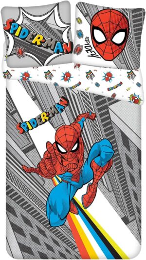 Parure de lit Spiderman Pop réversible en 100 % coton
