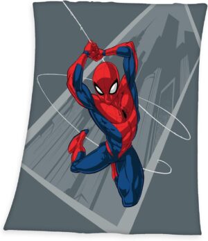 Couverture polaire Spiderman 130 x 170 en 100 % polyester