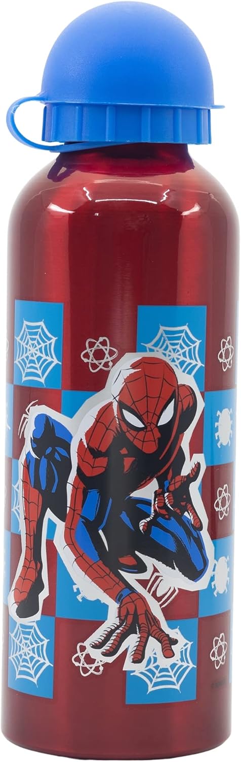 Bouteille en aluminium 530ML Marvel Spider-Man Stor avec bec verseur – Image 2