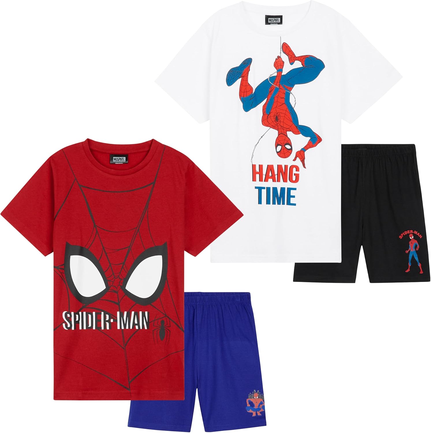 Lot de 2 pyjamas enfant Spider-Man Marvel, doux et confortable