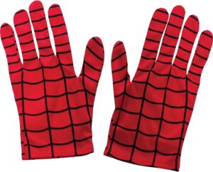 Gants Spider-Man Marvel rouges pour adulte, taille unique