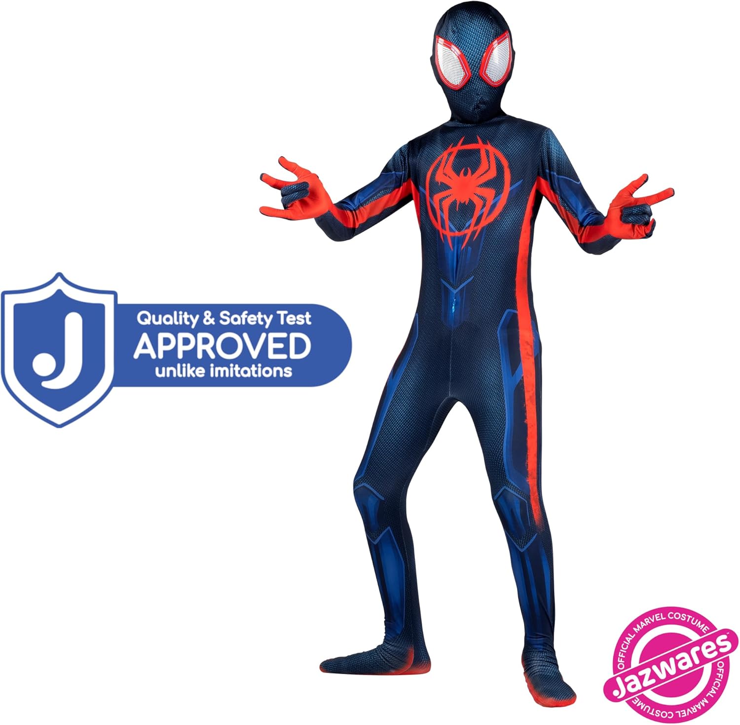 Costume Zentai Marvel Miles Morales Spider-Man avec masque amovible, style XL 42-44 – Image 4