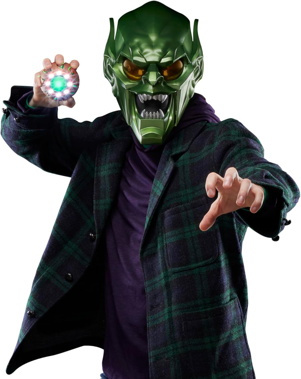 Casque de cosplay Green Goblin Marvel Legends Series pour adulte, Spider-Man: No Way Home – Image 7