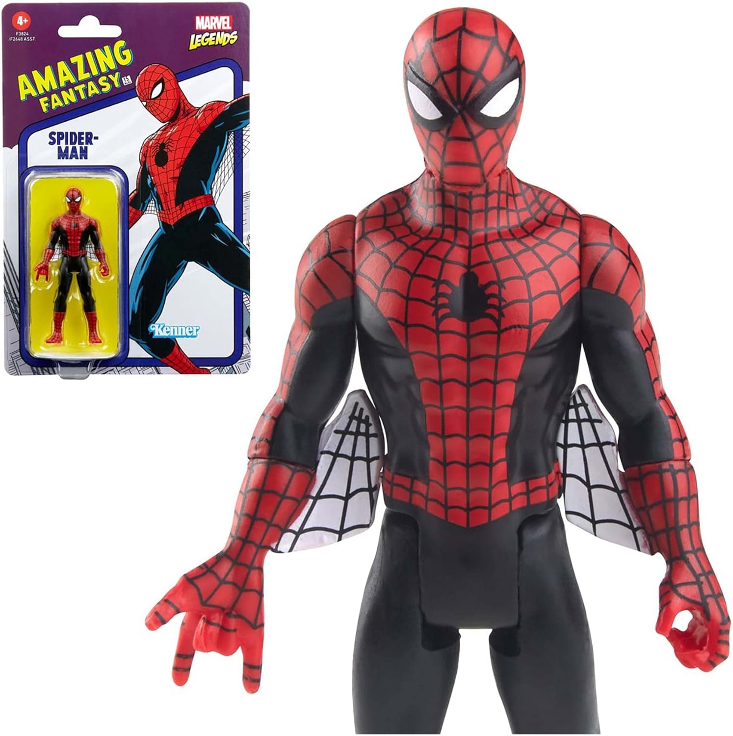 Spider-Man Marvel Legends Retro 375, figurine articulée 9,5 cm – Image 2