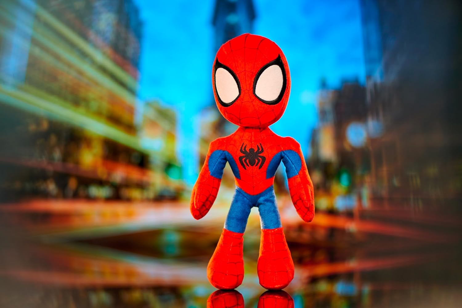 Peluche Disney Spiderman 25 cm aux yeux qui brillent dans le noir, Spidey et Ses Amis surprenants – Image 6