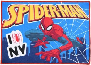 Spider-Man Marvel, set de table en tissu 40 x 30 cm lavable et résistant à la chaleur