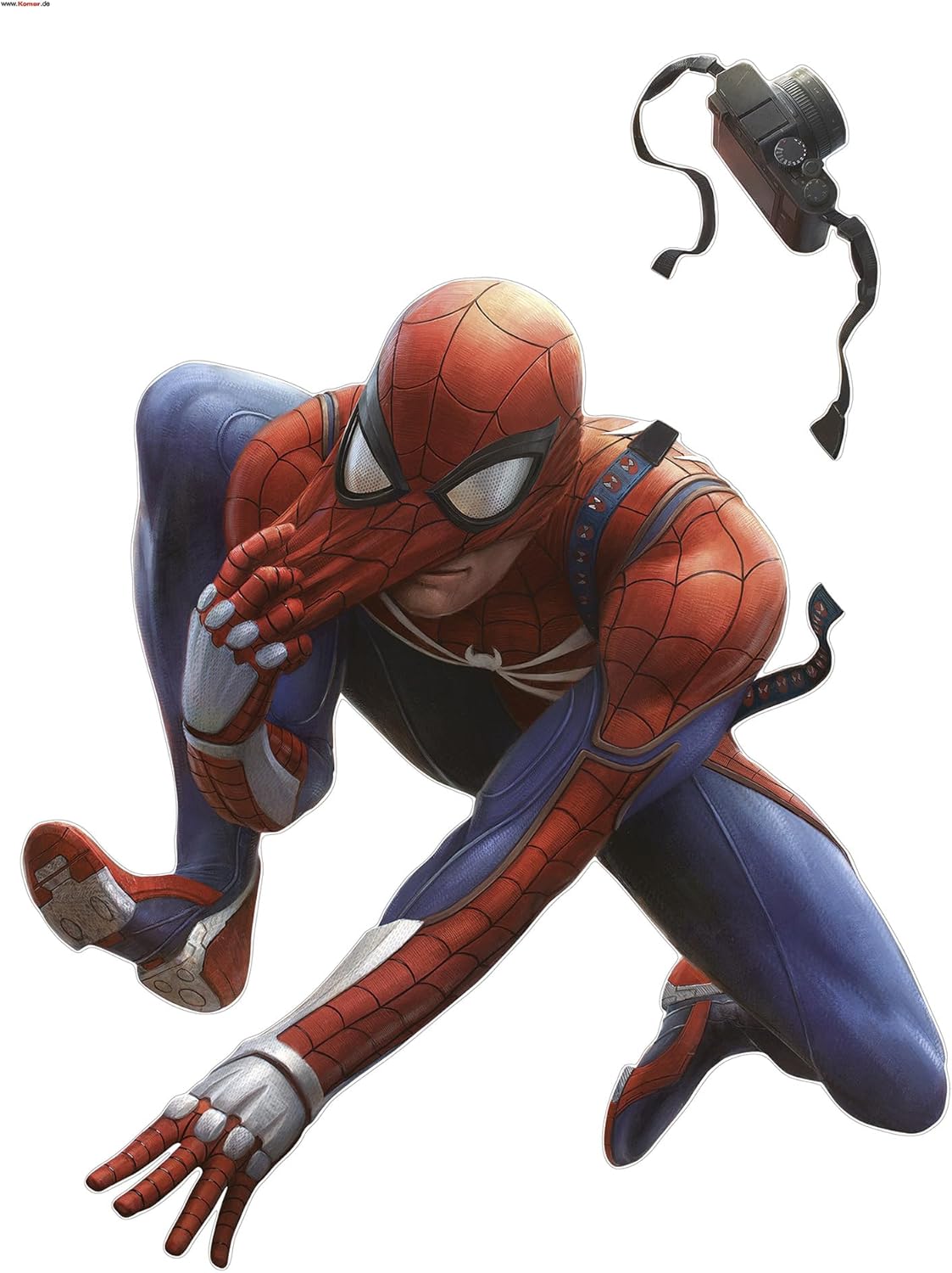 Sticker mural Marvel Spider-Man avec appareil photo 50 x 70 cm – Image 2