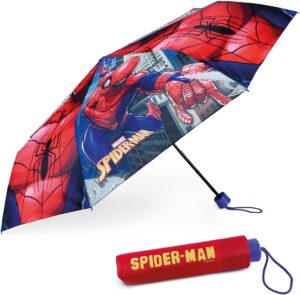 Parapluie pliant compact Spider-Man pour enfant