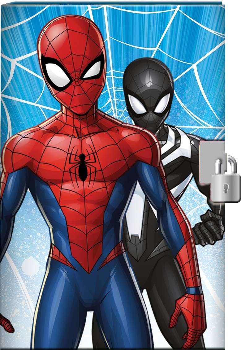 Set enfant Spider-Man avec montre numérique, journal secret et stylo 6 couleurs – Image 2