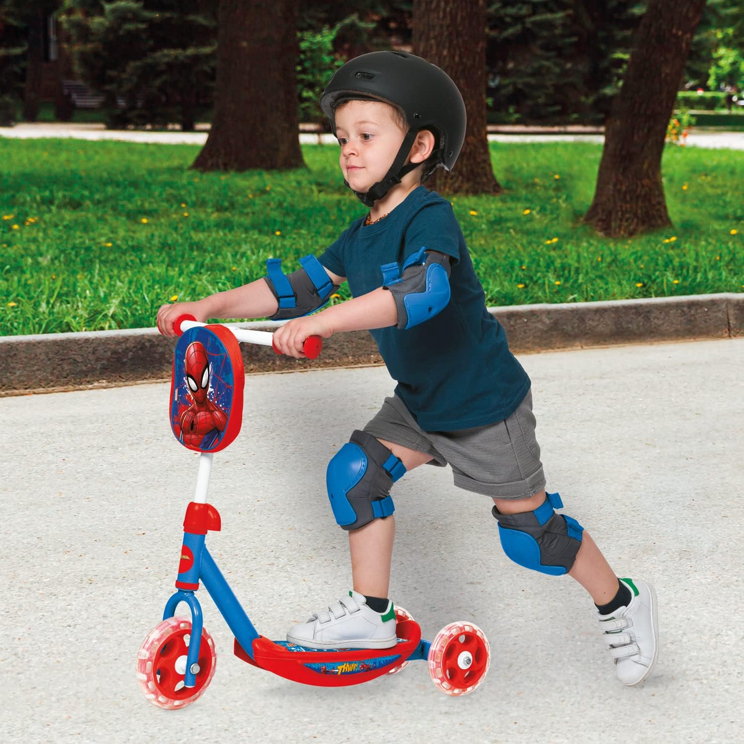 Trottinette Spider-Man 3 roues avec cadre en acier – Image 2