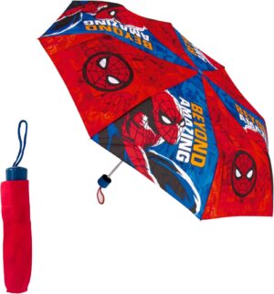 Parapluie pliant compact Spider-Man Marvel bleu