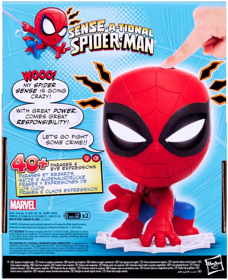 Figurine électronique Spider-Man Marvel avec plus de 40 phrases – Image 4