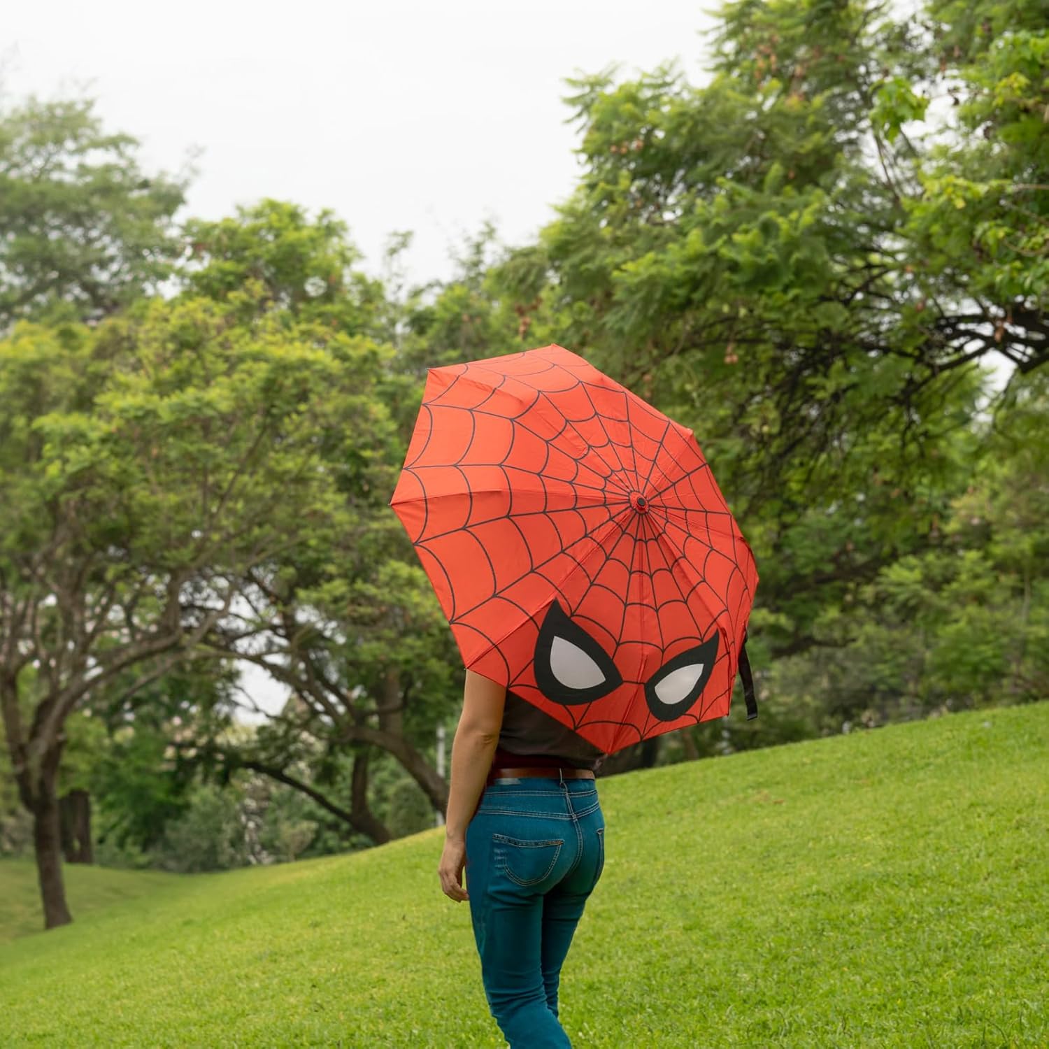 Parapluie pliant Spider-Man Marvel compact pour enfant – Image 7