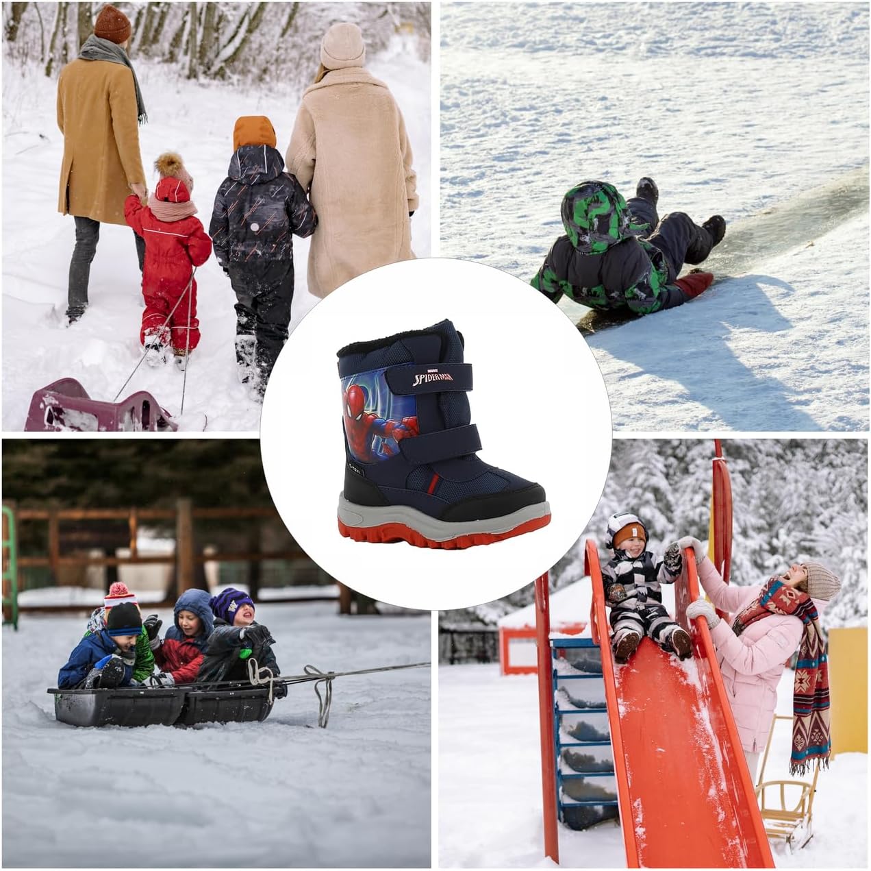 Bottes de neige Marvel Spider-Man à semelle antidérapante – Image 7