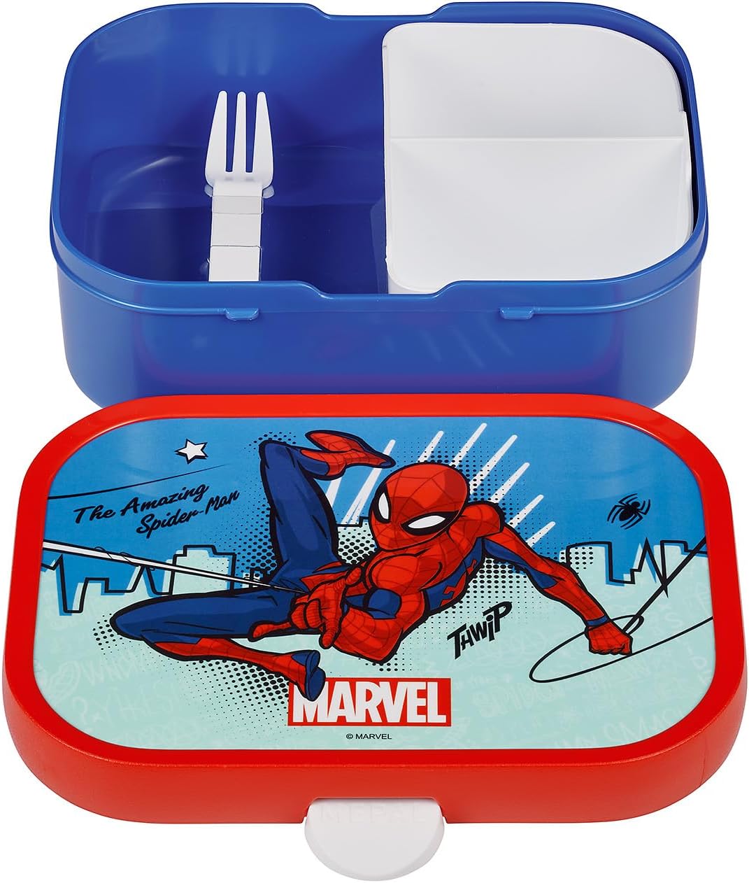 Boîte déjeuner bento Spider-Man Mepal 750 ml à clip – Image 2