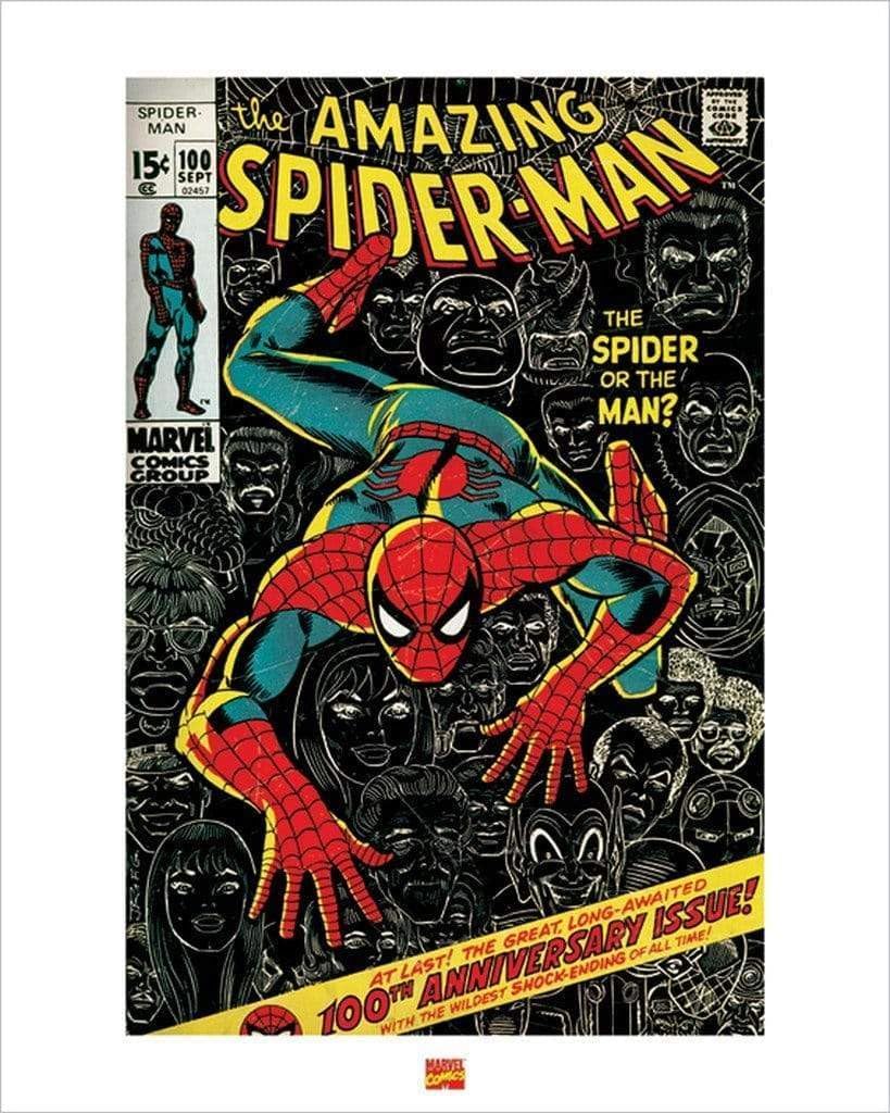 Spider-Man Marvel Comics sur toile imprimée 40 x 50 cm – Image 2