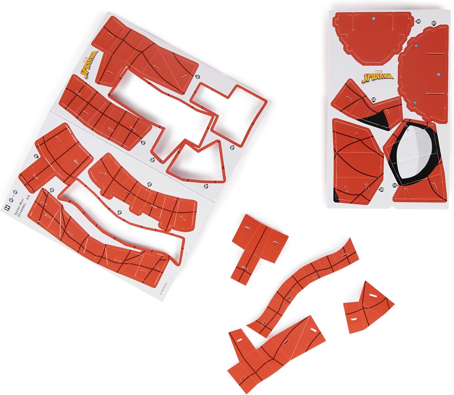 Masque Spider-Man Marvel 4D Build en puzzle 3D, 82 pièces – Image 8