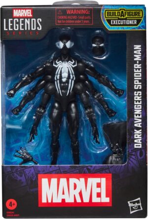 Figurine Marvel Legends Spider-Man Dark Avengers avec 3 accessoires