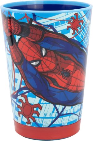 Gobelet anti-retournement Spiderman en plastique Smartgrip 370