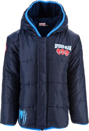 Veste à capuche Spiderman bleue pour garçon, 8 ans