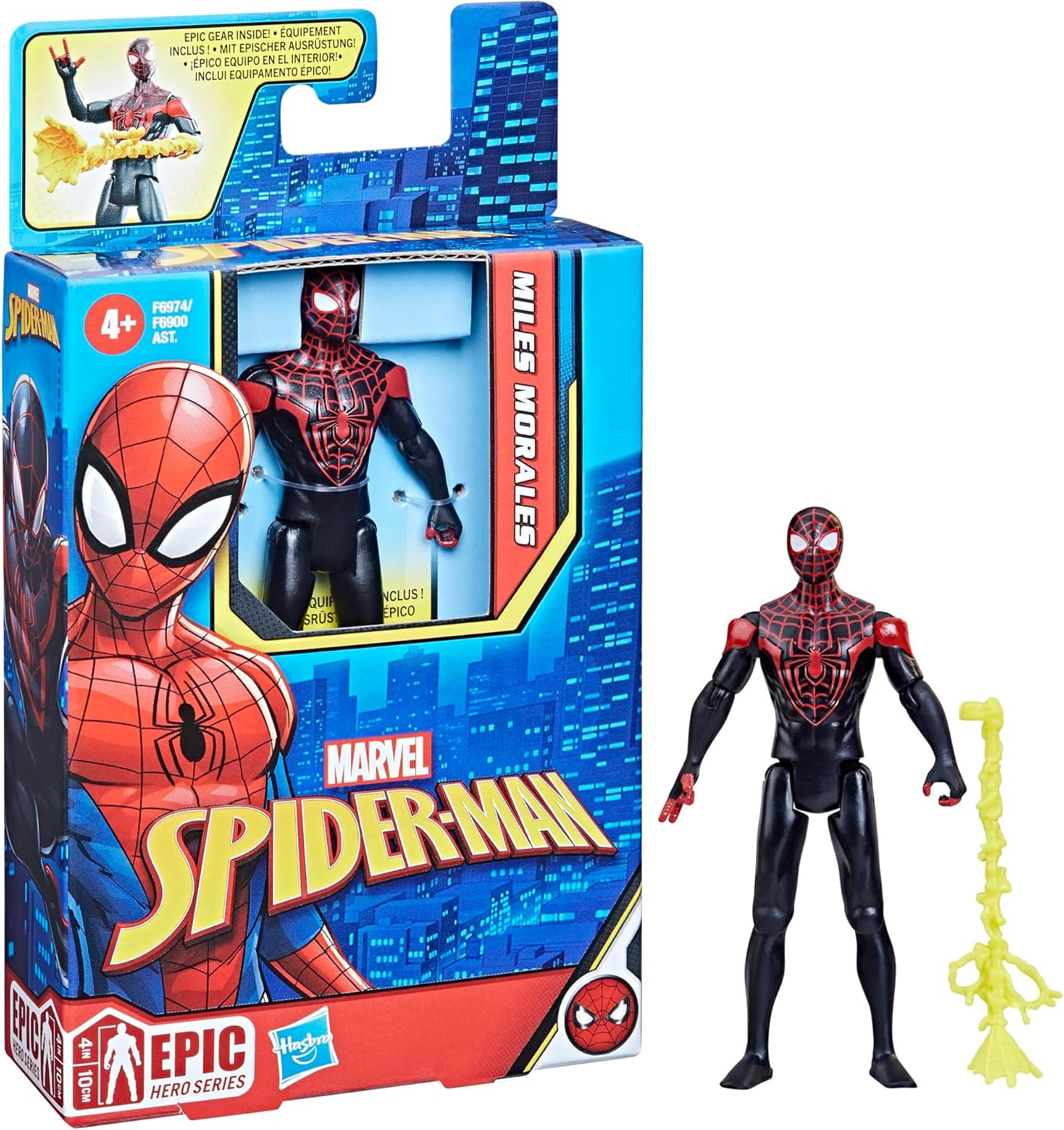 Figurine articulée Miles Morales 10 cm Marvel Spider-Man Epic Hero Series – Image 2