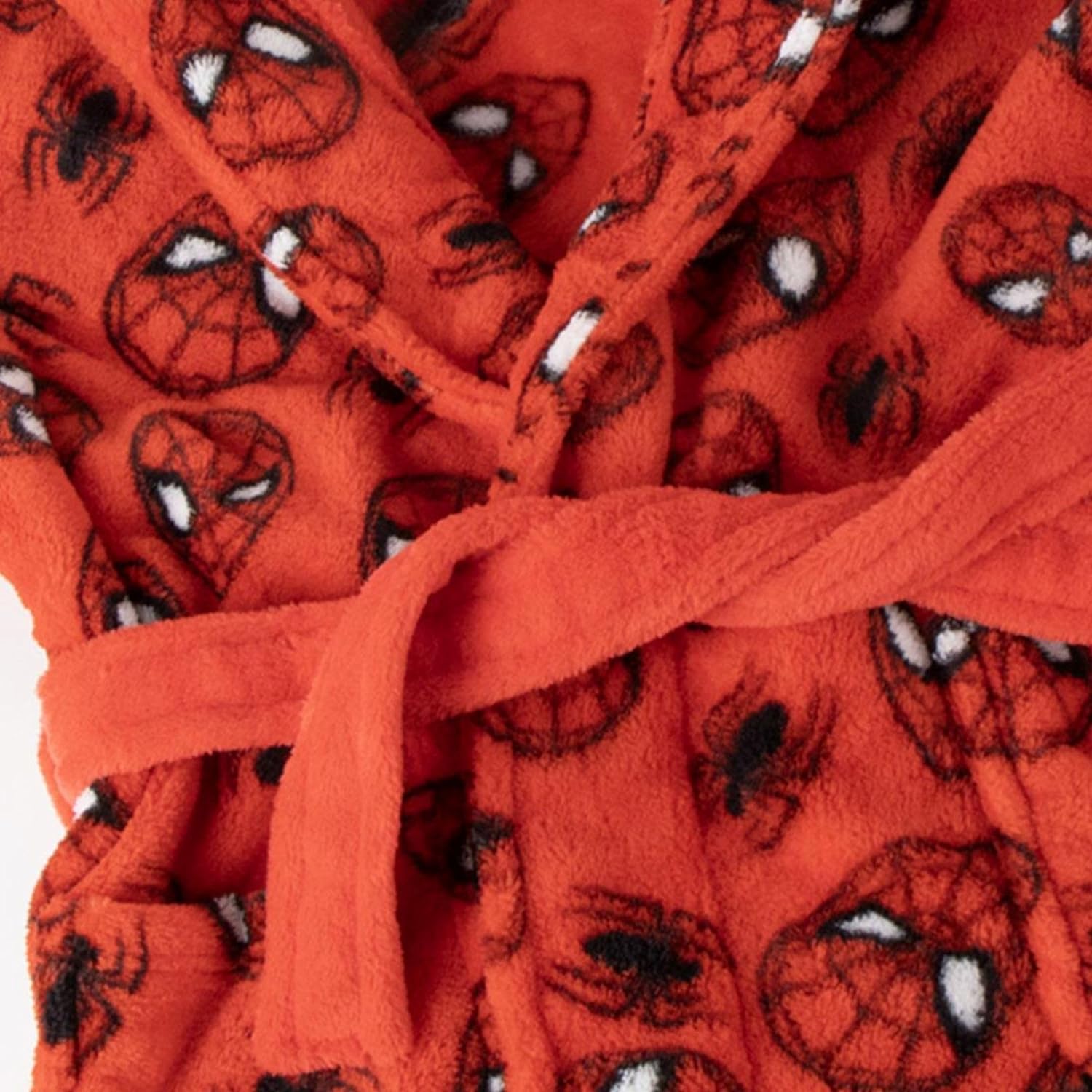 Peignoir Spider-Man Marvel enfant à capuche avec ceinture – Image 5