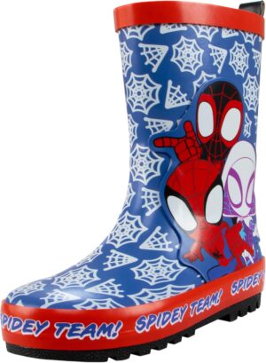 Bottes de pluie enfant Marvel Spider-Man avec Spidey et ses amis